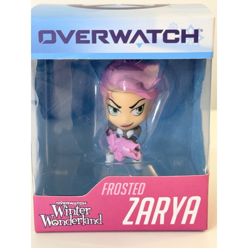 Blizzard Overwatch Zarya Winter Wonderland Frosted Figure Cute But Deadly New